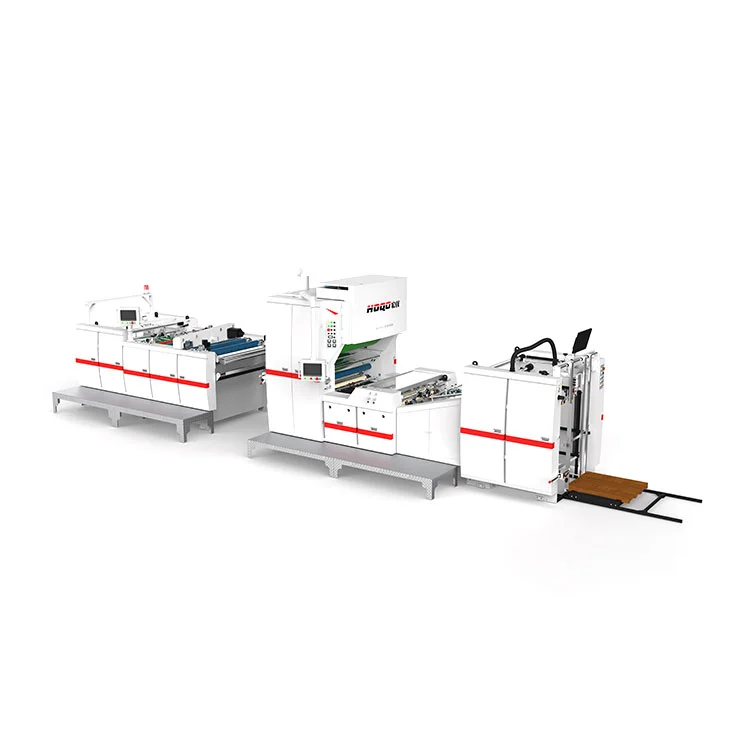 Máquina automática de laminação para remoção de pó com faca de corrente