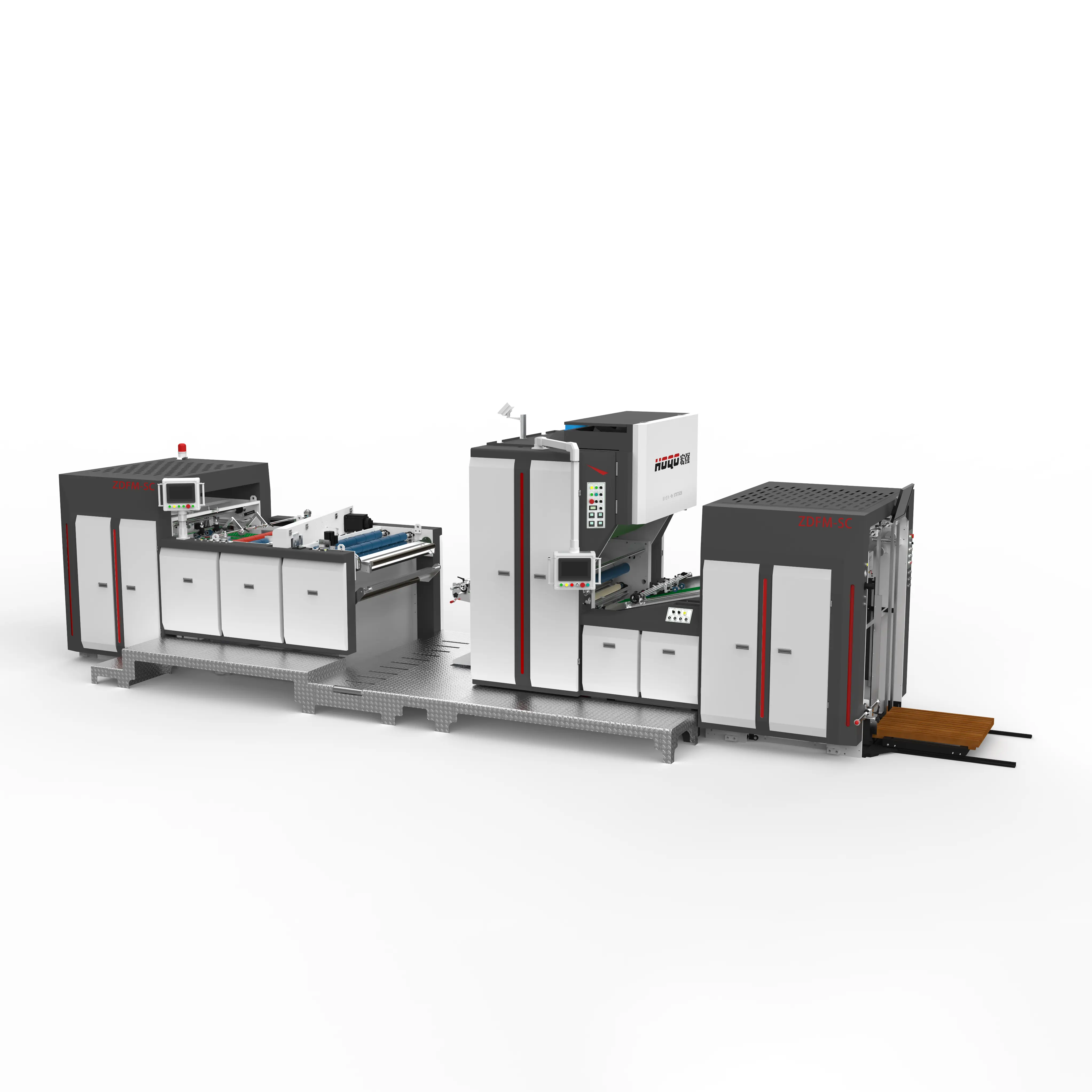 Máquina de laminação de faca de corrente servo inteligente