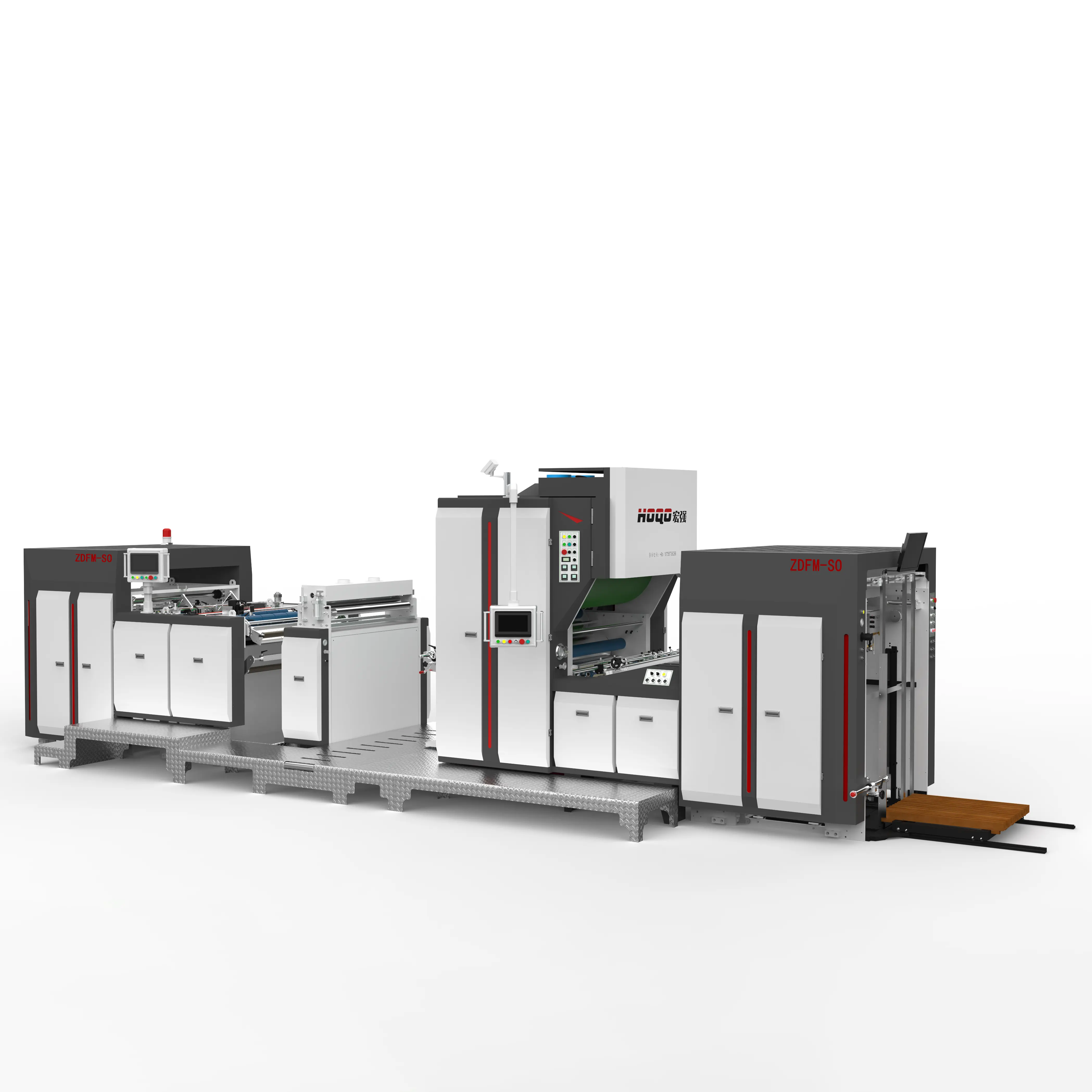 Máquina de laminação de tratamento Servo Corona inteligente