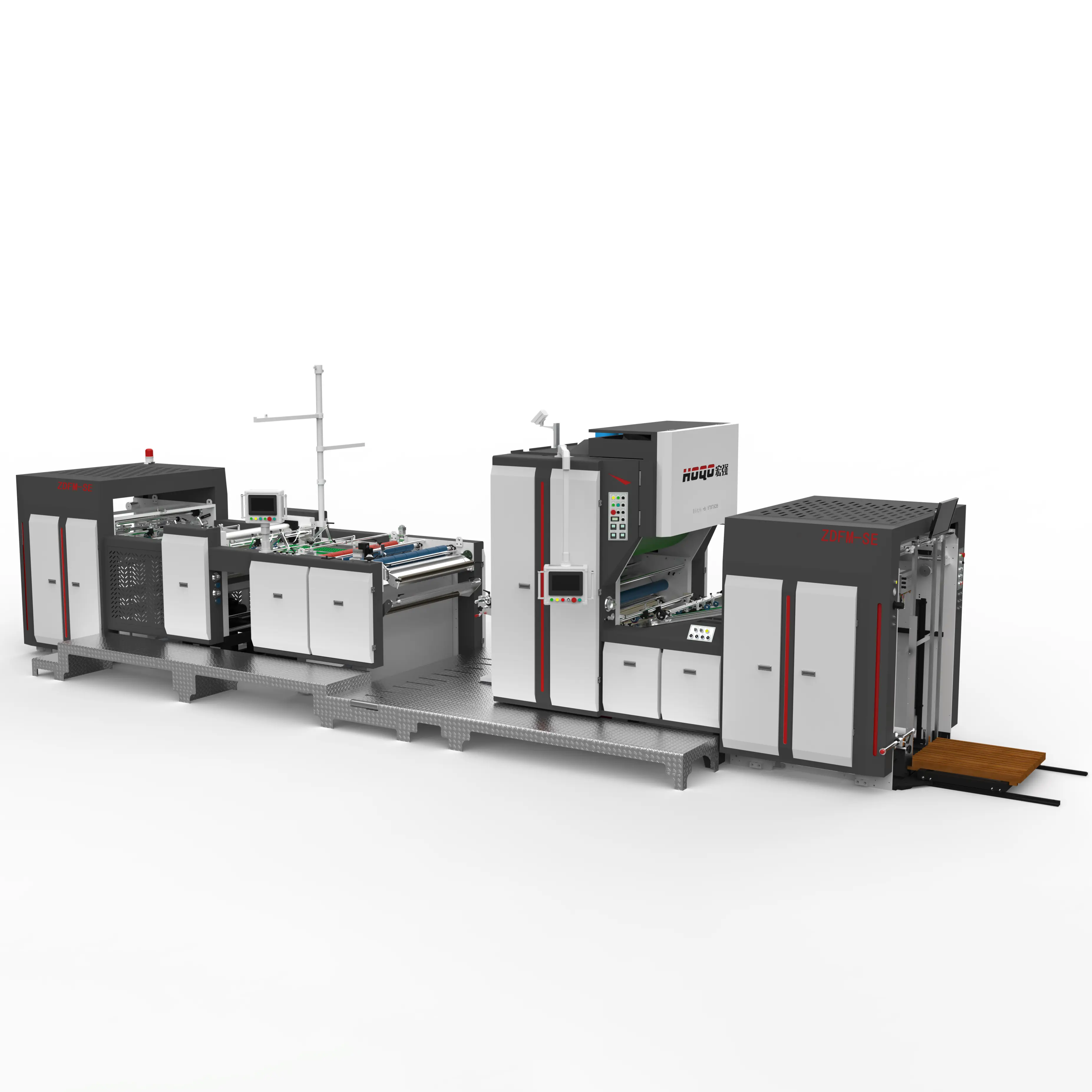 Máquina de laminação e gravação servo inteligente