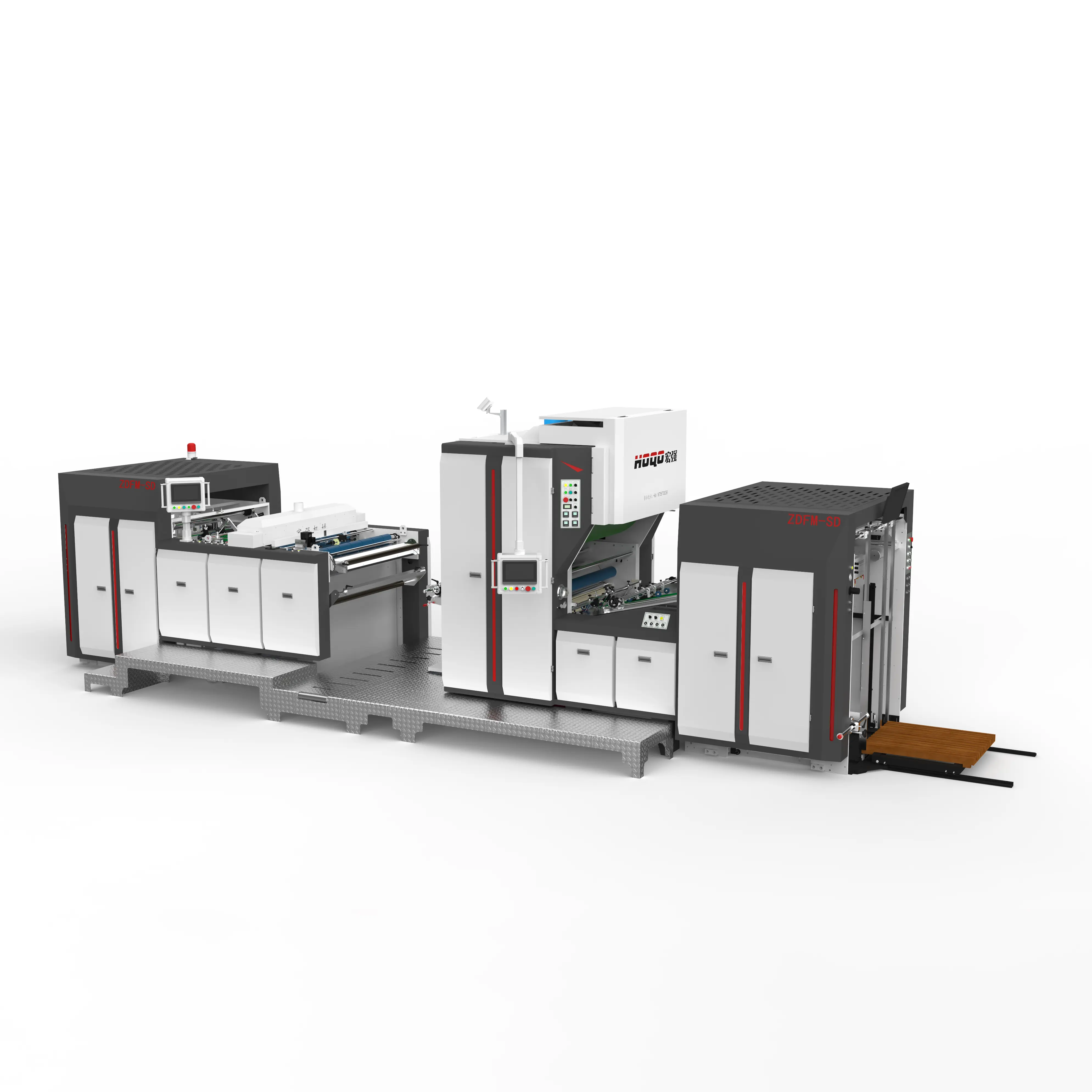 Máquina de laminação servo inteligente com faca quente